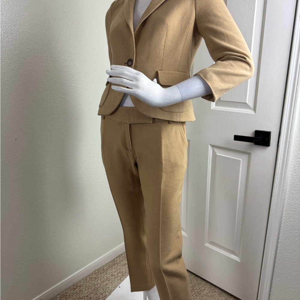 Loft Classic Tan Blazer Suit for woman’s.  B5 - Picture 3 of 17